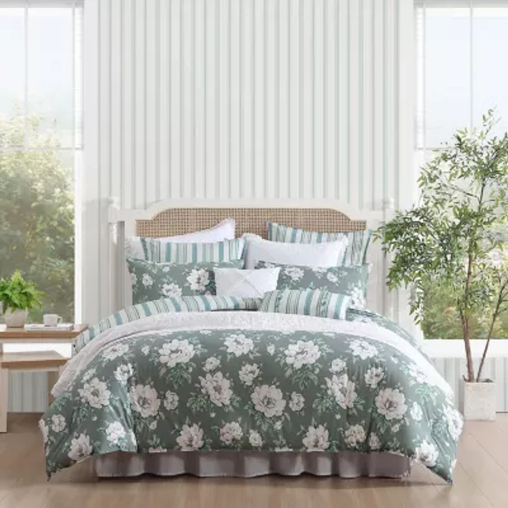 Laura Ashley Wisley Floral Midweight Comforter Set