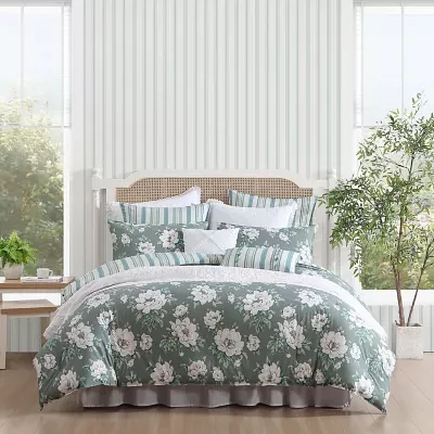 Laura Ashley Wisley Floral Midweight Comforter Set