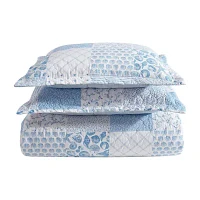 Laura Ashley Colleens Coastal Quilt Set