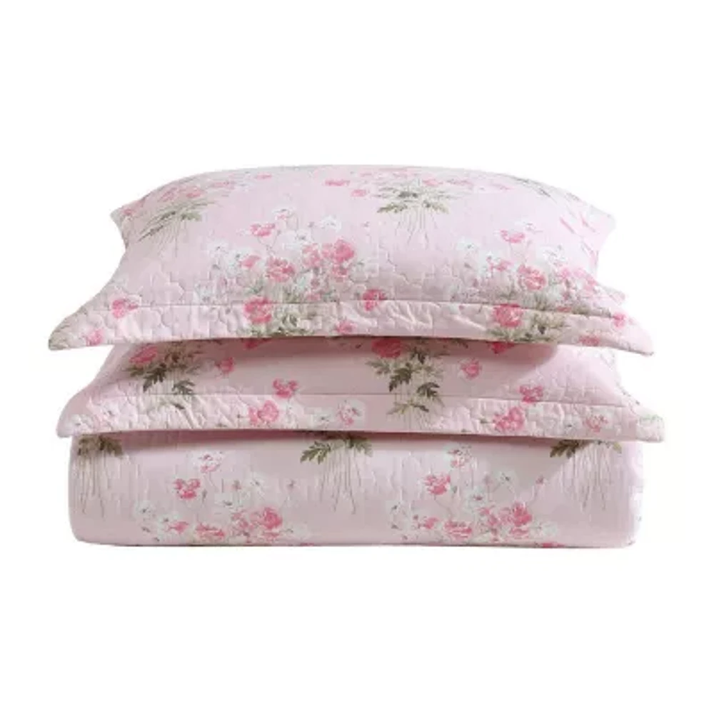 Laura Ashley Veronicas Bouquet Quilt Set