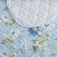 Laura Ashley Peony Garden Quilt Set