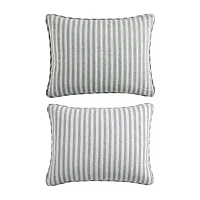 Stone Cottage Willow Way Ticking Stripe Quilt Set