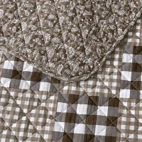 Eddie Bauer Gingham Patchwork Quilt Set