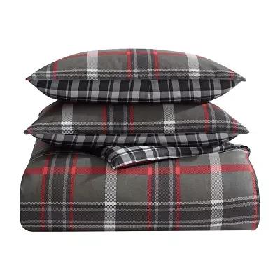 Eddie Bauer Willow Plaid Duvet Cover Set