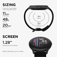 Itouch Sport 4 Unisex Adult Black Smart Watch Tp4r01-G02