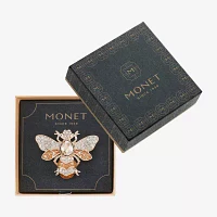 Monet Jewelry Bee Glass Pin