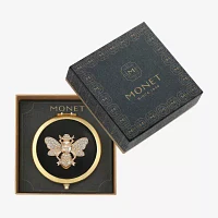 Monet Jewelry Bee Gold Tone Compact Mirror