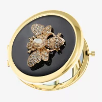 Monet Jewelry Bee Gold Tone Compact Mirror