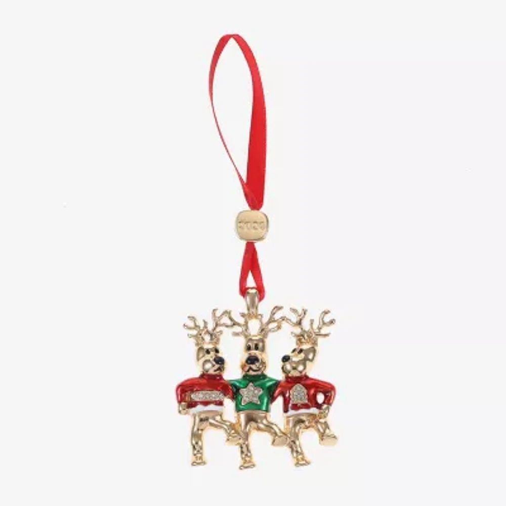 Monet Jewelry Reindeer Christmas Ornament