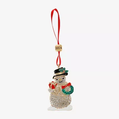 Monet Jewelry Snowman Christmas Ornament