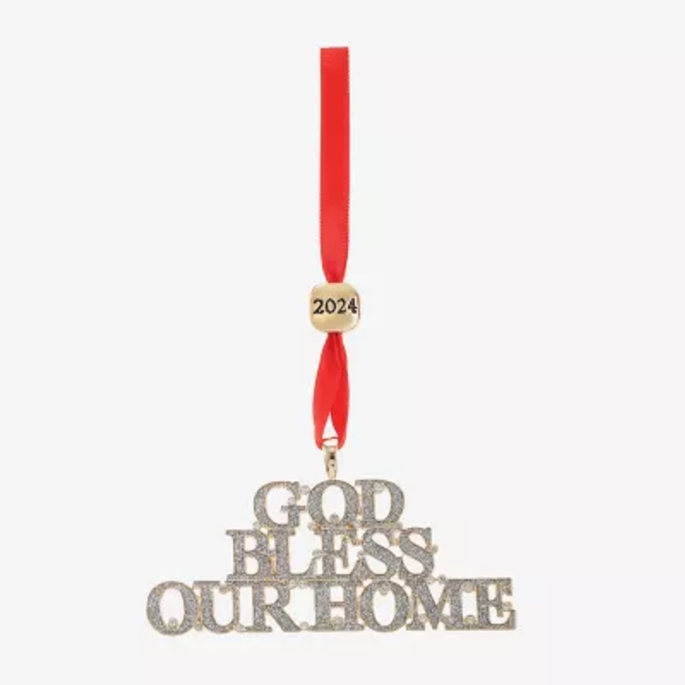 Monet Jewelry "God Bless Our Home" Christmas Ornament