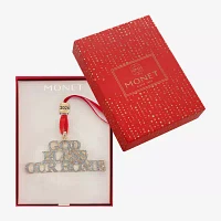 Monet Jewelry "God Bless Our Home" Christmas Ornament