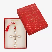 Monet Jewelry Cross Christmas Ornament