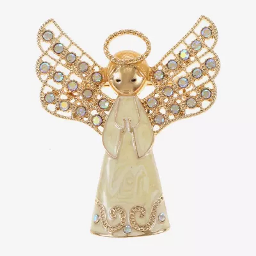 Monet Jewelry Angel Glass Pin