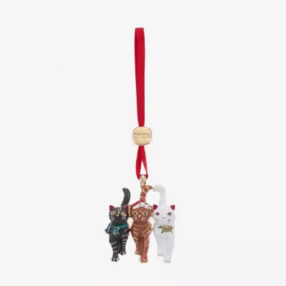 Monet Jewelry Cats Christmas Ornament