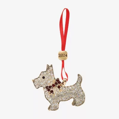 Monet Jewelry Dog Christmas Ornament