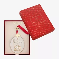 Monet Jewelry Believe Nativity Christmas Ornament