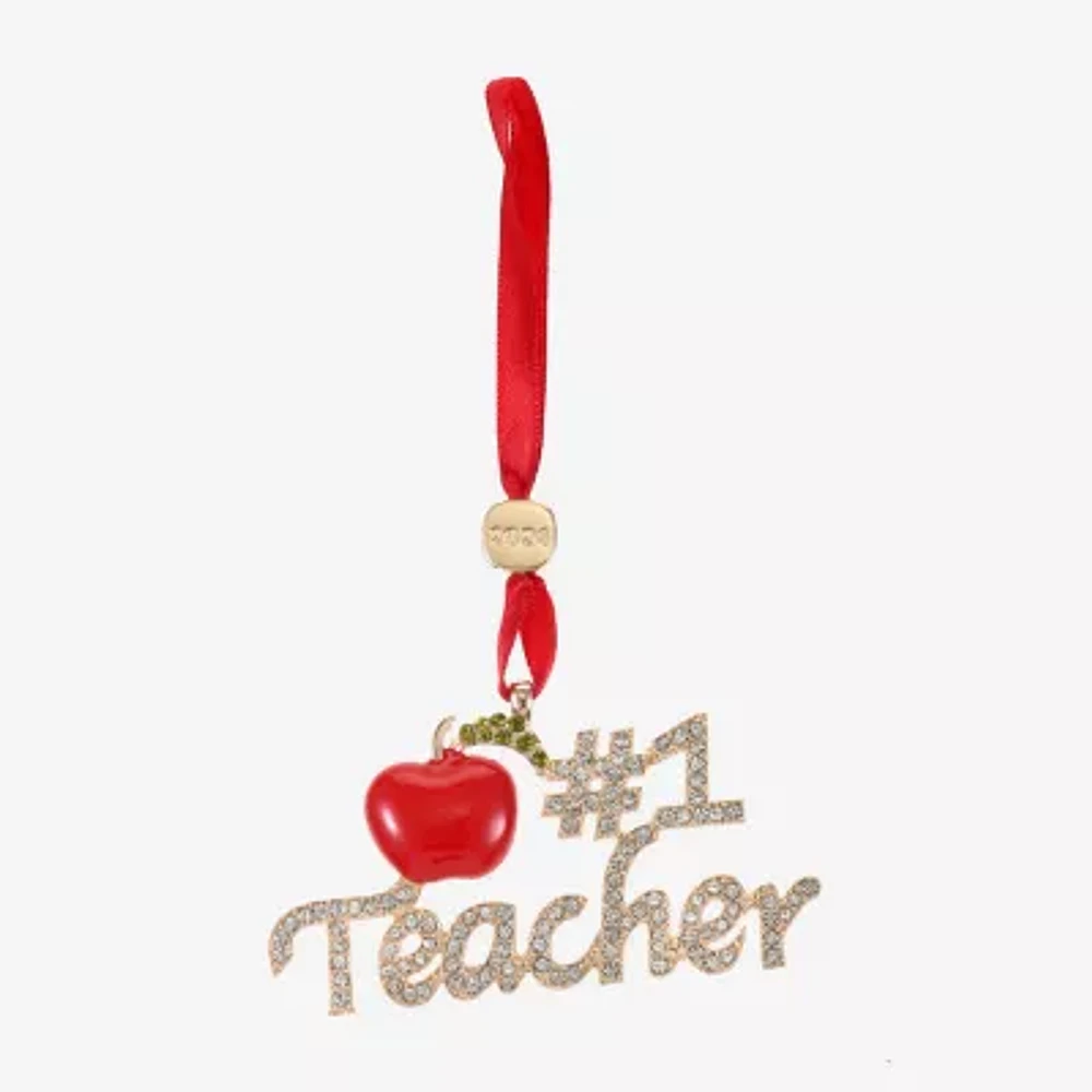 Monet Jewelry #1 Teacher Christmas Ornament