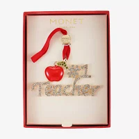 Monet Jewelry #1 Teacher Christmas Ornament