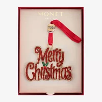 Monet Jewelry Merry Christmas Christmas Ornament