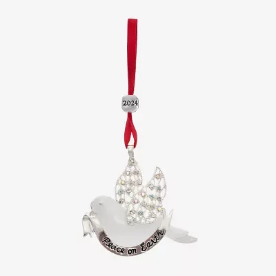 Monet Jewelry Peace On Earth Dove Christmas Ornament