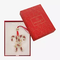 Monet Jewelry Candy Cane Christmas Ornament