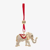 Monet Jewelry Elephant Christmas Ornament