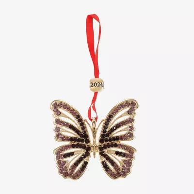 Monet Jewelry Butterfly Christmas Ornament