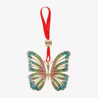 Monet Jewelry Butterfly Christmas Ornament