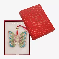 Monet Jewelry Butterfly Christmas Ornament