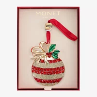 Monet Jewelry Ball Christmas Ornament