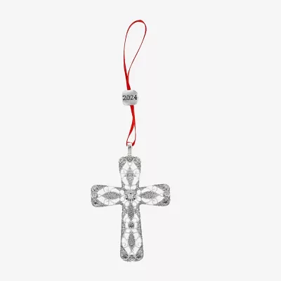 Monet Jewelry Cross Christmas Ornament