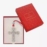 Monet Jewelry Cross Christmas Ornament