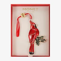 Monet Jewelry Cardinal Christmas Ornament