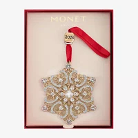 Monet Jewelry Snowflake Christmas Ornament