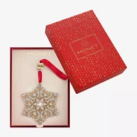 Monet Jewelry Snowflake Christmas Ornament