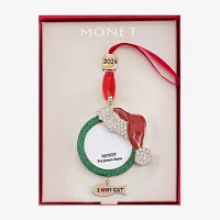 Monet Jewelry "I Love My Cat" Picture Frame Christmas Ornament