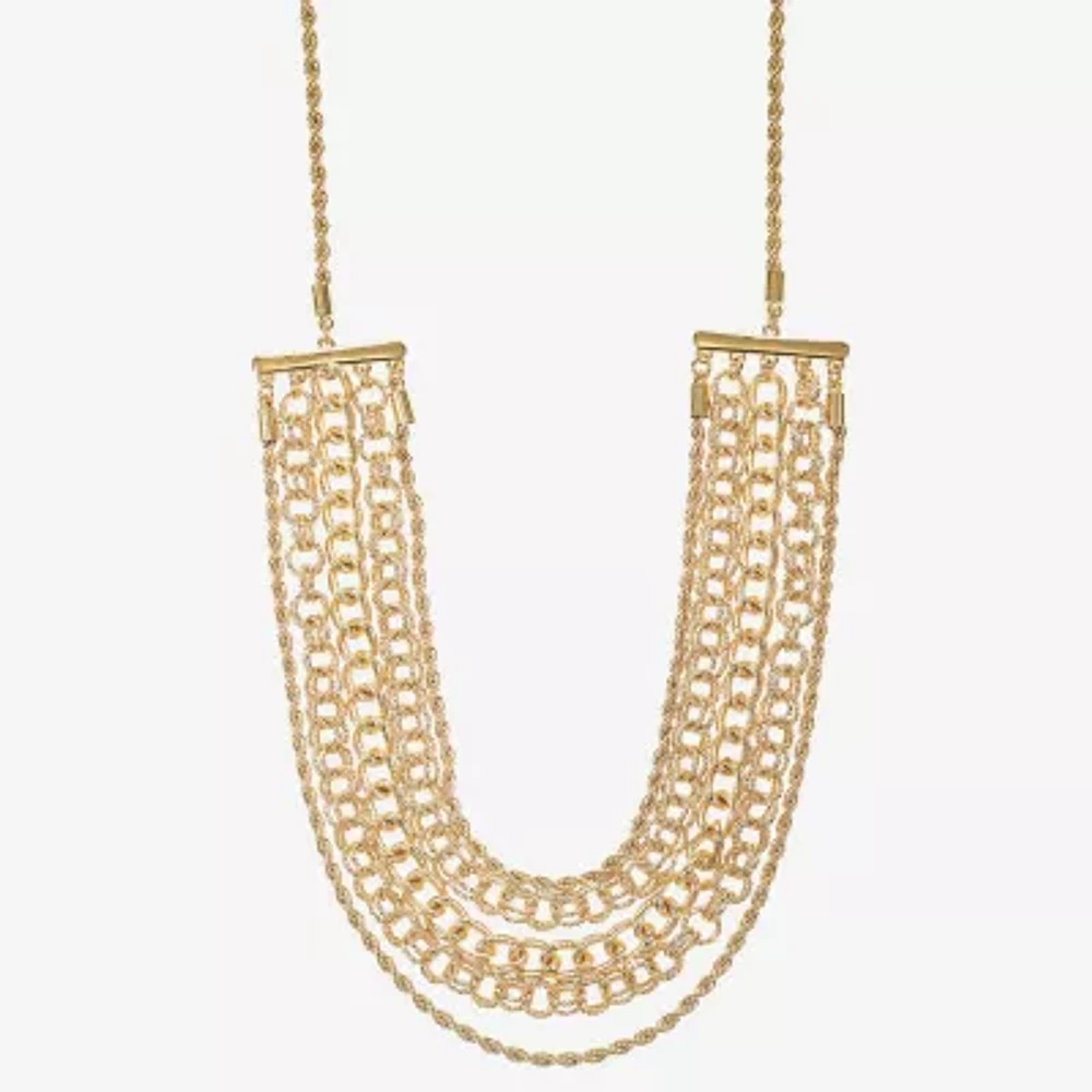 Monet Jewelry 18 Inch Link Statement Necklace