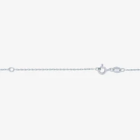 Womens Genuine Blue Topaz Sterling Silver Snowflake 16 Inch Pendant Necklace