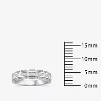 5.5MM 1/2 CT. T.W. Natural White Diamond 14K White Gold Anniversary Band