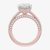 G-H / Vs2-Si1) Womens / CT. T.W. Lab Grown White Diamond 14K Rose Gold Solitaire Engagement Ring