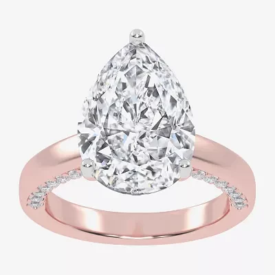 G-H / Vs2-Si1) Womens / CT. T.W. Lab Grown White Diamond 14K Rose Gold Solitaire Engagement Ring