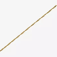 18K Gold Over Silver 24 Inch Chain Necklace