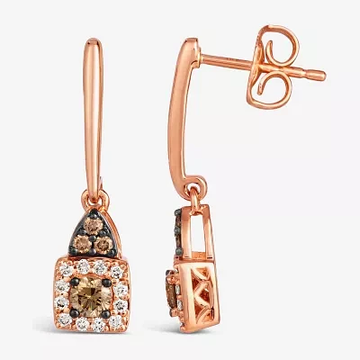 Le Vian® Earrings featuring Chocolate Diamonds® Nude Diamonds™ set in 14K Strawberry Gold®