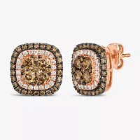 Le Vian® Earrings featuring Chocolate Diamonds® Nude Diamonds™ set in 14K Strawberry Gold®