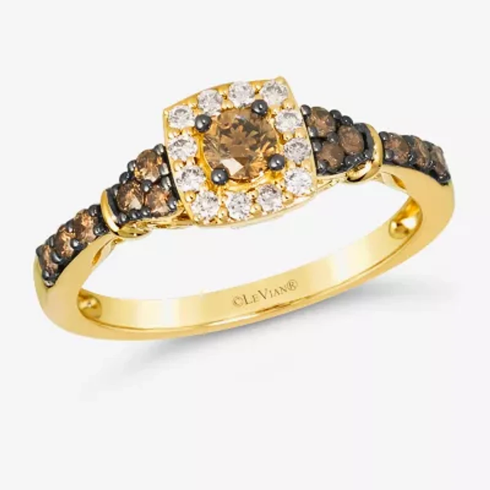 Le Vian® Ring featuring Chocolate Diamonds® Nude Diamonds™ set in 14K Honey Gold