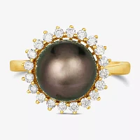 Le Vian® Ring featuring Chocolate Pearls®, 3/8 cts. Nude Diamonds™ set in 14K Honey Gold™