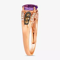 Le Vian® Ring featuring Grape Amethyst™ Chocolate Diamonds® Nude Diamonds™ set in 14K Strawberry Gold®