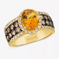 Le Vian® Ring featuring Cinnamon Citrine® Chocolate Diamonds® Nude Diamonds™ set in 14K Honey Gold™