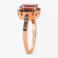 Le Vian® Ring featuring Peach Morganite™ Chocolate Diamonds® Nude Diamonds™ set in 14K Strawberry Gold®